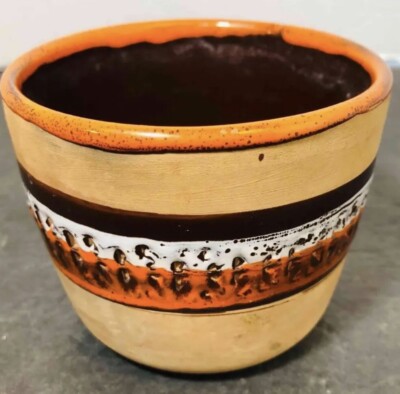 Vintage Mid Century Matt Pottery 3X4
