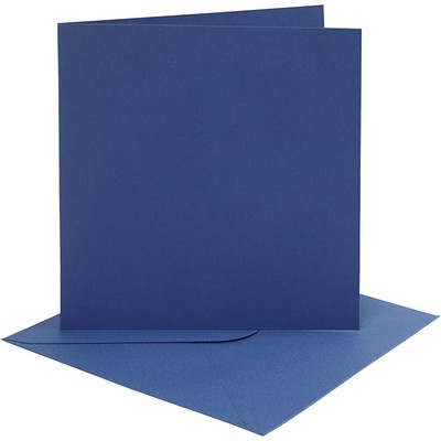 Creativ Company - Kaarten en Enveloppen Blauw 4st. NEW-image