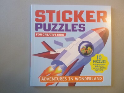 Sticker Puzzles for Creative Kids - Adventures in Wonderland by Gakken-image