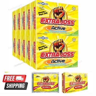 Extra Joss Active Energy Drink Halal 10 B0XES X (60 Sachets) FREE SHIPPING-image