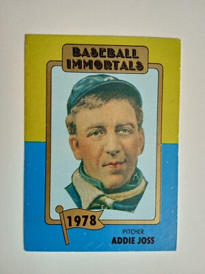 1980 TOPPS BASEBALL IMMORTALS ADDIE JOSS #164 1St PRINTING NEW MINT-image