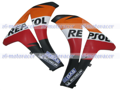 Left Right Side Mid Fairing Fit for 08-11 CBR 1000RR Matte Black Red Orange New-image