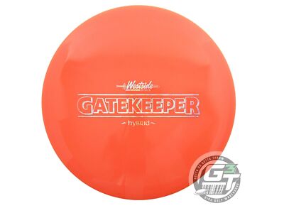 NEW Westside Discs Hybrid Gatekeeper 175g Orange Gold Shatter A Mid Golf Disc-image