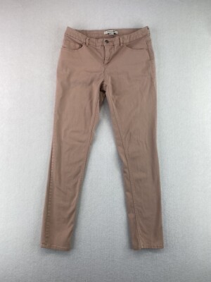 Forever 21 Women’s Size 28 Mid Rise Peach / Rose Color Skinny Pants-image