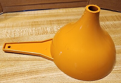 Vintage Orange Tupperware Funnel #1227-4-image