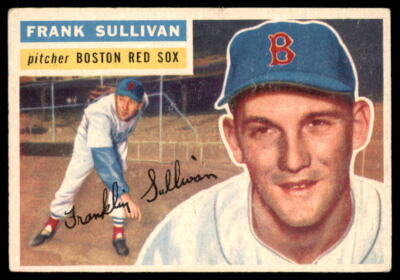 1956 Topps #71a Frank Sullivan (VG) White Back-image