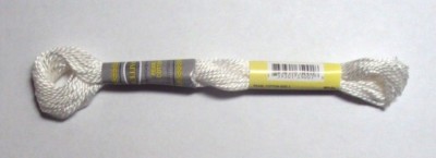 Sullivans Size 5 Pearl Embroidery Cotton 15yd White, NEW-image