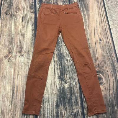Pilcro Women's Brown/Burnt Orange Skinny Fit Mid Rise Jeans Size 24 Casual Fall-image