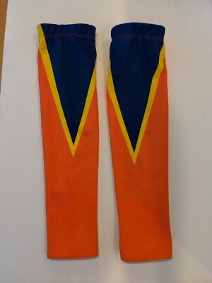 Voler Sun Sleeves Large Pair Mens Orange Stripe Mid Weight Unisex-image