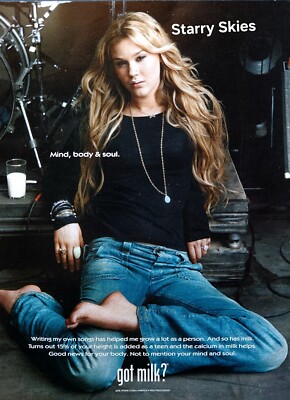 JOSS STONE MIND, BODY & SOUL GOT MILK? PRINT AD 2005-image