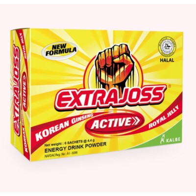 180 Sachets EXTRA JOSS Ginseng Active Original Flavour Quick Energy Boost Drink-image