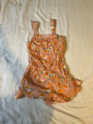 Gap Kids - Girls Medium Orange Themed Dress-image