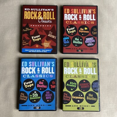 Ed Sullivan's Rock & Roll Classics: Vols 1-3 +1 (DVD 4-Disc/Case) Soul Folk +-image