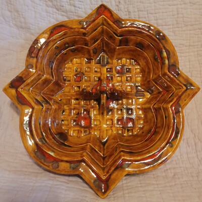 Vintage Atlantic Mold Large Ashtray Mid Century 10