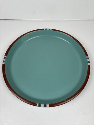 Dansk Mesa Turquoise Ceramic Dinner Plate 10.25