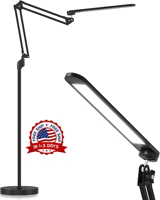 Lampara led para escritorio de uñas para mesa maquillaje lectura estudiar luz US-image