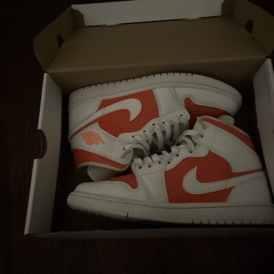 Size 9 - Air Jordan 1 SE Mid Bright Citrus W-image
