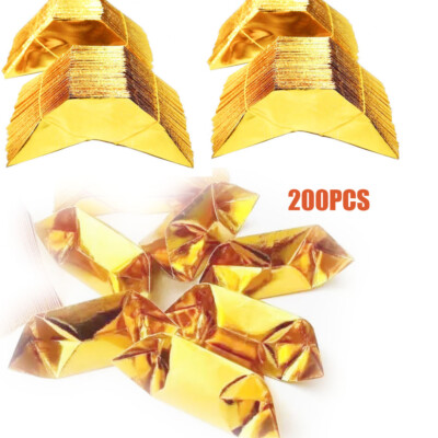 200pcs Chinese Joss Paper Folding Gold Ingot Sacrificial Offering for Funeral-image