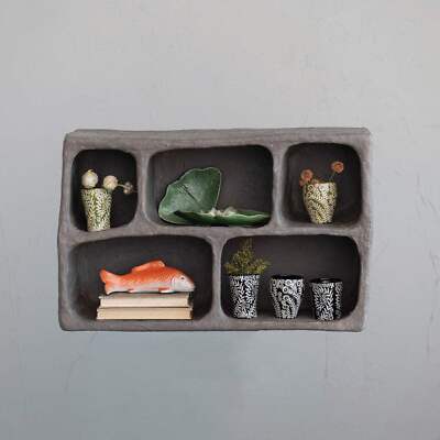 Handmade Paper Maché Shelf-image