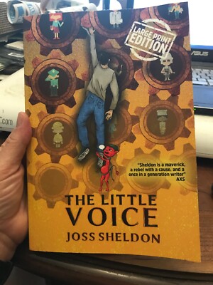 The Little Voice by Joss Sheldon A Rebellious Novel New Large Print-image