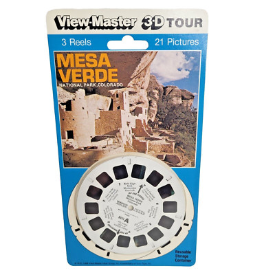MESA VERDE NATIONAL PARK Colorado 3D View-Master 3 Reel Pack #5054 New Sealed-image