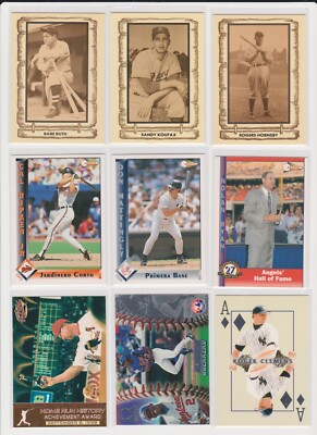 Misc Pacific Baseball NM you pick base stars RC rookie inserts Cramer HOFers-image