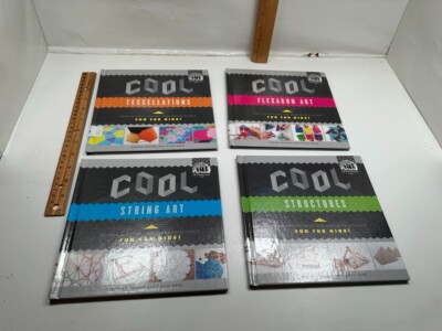 4 COOL Creative Activities that Make Math Fun Books Ex-Lib Teacher Homeschool-image