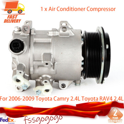 New A/c Ac Compressor W/ Clutch For Toyota Camry Rav4 2.4l 2006 2007 2008 2009-image