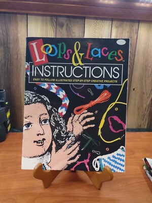 Loops & Laces Instruction Book Creative Accessory Projects Wool Novelty Co. 1990-image