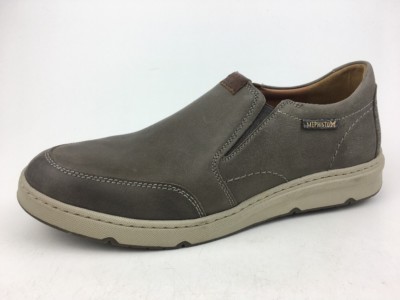 Mephisto Men’s “Joss” Pewter Kansas Slip On Loafer Shoes Grey Size US 8-image