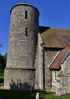 Photo 6x4 Burnham Deepdale: St Mary's Church: The Saxon Tower Creative Co c2015-image