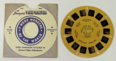 1940's Viewmaster #227 MESA VERDE NAT'L PARK COLORADO buff w/sleeve-image