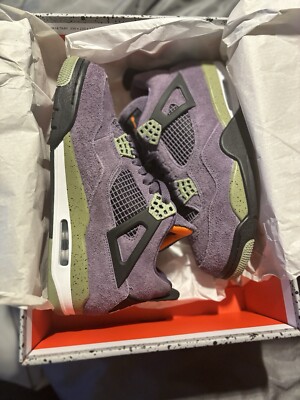 Size 9.5 - Jordan 4 Retro Mid Canyon Purple W-image