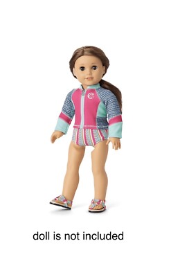 American Girl Joss's 2020 Surf & Swim Set Swimsuit Outfit for 18