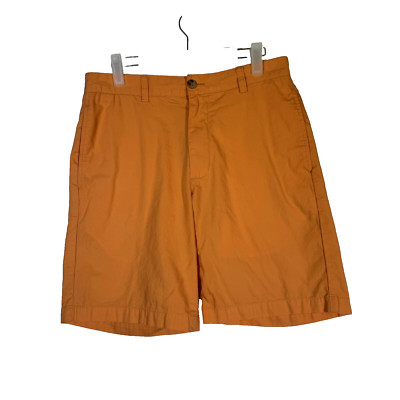 Vineyard Vines Men's Club Shorts 30 Orange 100% Cotton Mid-Rise Classic M268-image