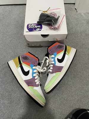 Size 8 - Jordan 1 Mid SE Multi-Color 2020-Fast Shipping-image