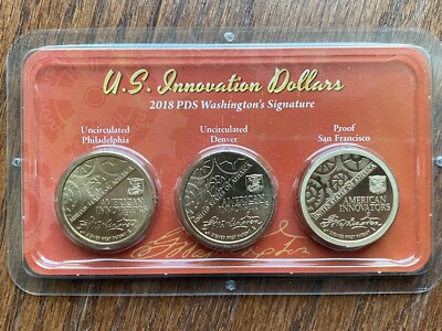 2018 PDS Innovation Dollars Washington’s Signature Littleton Coin Company-image