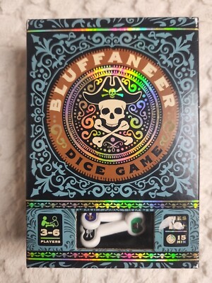 Blufaneer Dice Game 3-6 Players Ages 10+ Big G Creative Company 15 Minute Game-image