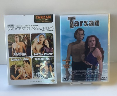 Tarzan Classic Movies Lot (2 DVDs - 7 Films) Johnny Weissmuler.  [TCM Classics]-image