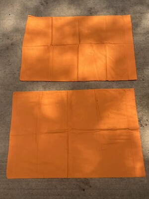 Vintage 1950’s 1960’s Standard Pillowcases Orange Burst Mid Century Retro-image
