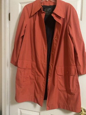 Woman's London Fog Orange Raincoat size 14 Reg-Londontown Corp.-image