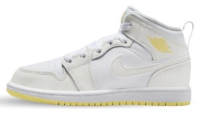 Little Kid's Jordan 1 Mid Sail/LT Laser Orange-White (FD8781 181)-image