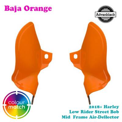 Baja Orange Mid Frame Air-Deflector fit 18+ Harley Low Rider-image