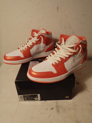 Nike Air Jordan 1 Mid SE Electro Orange DM3531-800 Size 10-image