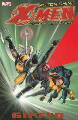 ASTONISHING X-MEN Vol. 1: Gifted- Joss Whedon & John Cassaday, '04 1st PB Print-image