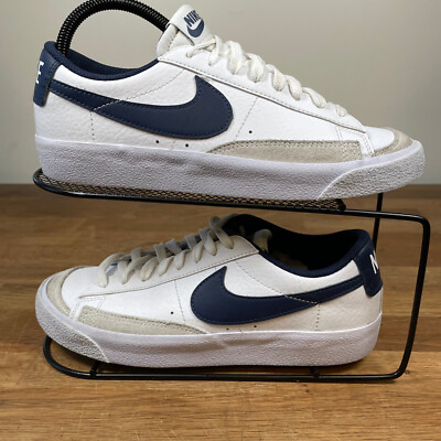 Nike Sneakers Boys Size US 6Y Blazer Low '77 Team Orange White Canvas Low Shoes-image