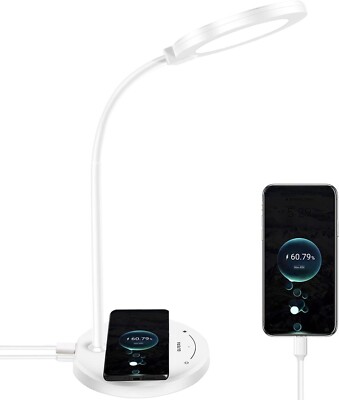 Lampara led para escritorio de u�as para mesa maquillaje lectura estudiar luz US-image