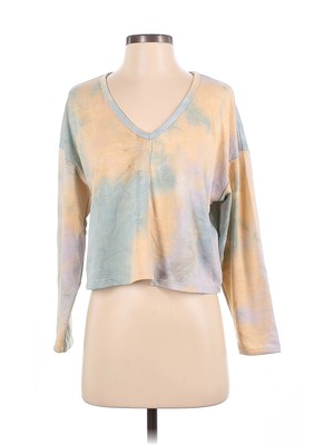 La La Land Creative Co Women Brown 3/4 Sleeve T-Shirt S-image