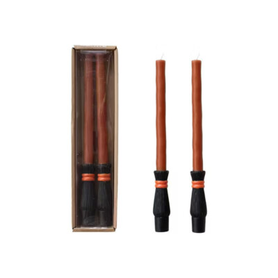 Creative Co-op - Witch Broom Taper Candles Set - HX1862-image