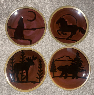 Mesa International Stoneware Wilderness Dinner Plates Set Of 4-image